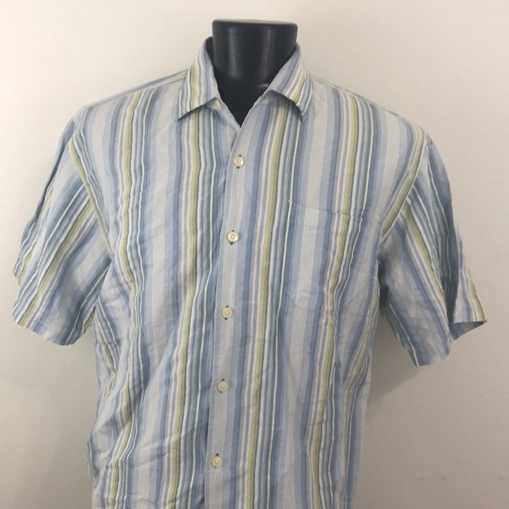Tommy Bahama Linen & Silk Button Down Casual Shirt